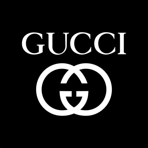 gucci logo in gold black background|Gucci logo black and white.